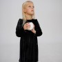 Welurowa elegancka sukienka „Czarna”
