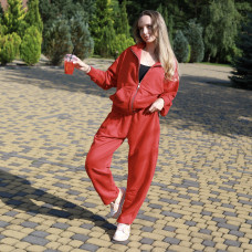 *Dres hoodie + banany  “Czerwony”