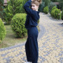 *Dres hoodie + banany  “Granatowy”