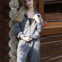 *Dres hoodie + banany  “Grafitowy”