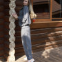 *Dres hoodie + banany  “Grafitowy”