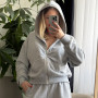 *Dres hoodie + joggery  “Szary melanż”