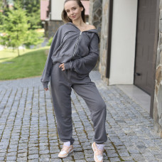 *Dres hoodie + joggery  “Grafitowy”