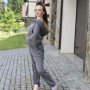 *Dres hoodie + joggery  “Grafitowy”