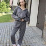 *Dres hoodie + joggery  “Grafitowy”
