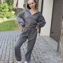 *Dres hoodie + joggery  “Grafitowy”