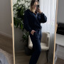 *Dres hoodie + joggery  “Granatowy”