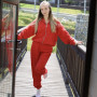 *Dres hoodie + joggery  “Czerwony”