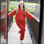 *Dres hoodie + joggery  “Czerwony”