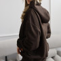 *Hoodie z kapturem   “Czekoladowy”