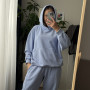 *Hoodie z kapturem   “Błękitny”