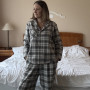 *Piżama flanelowa   “Szara kratka”