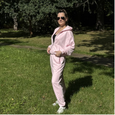 *Spodnie joggery   “Różowy”