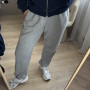 *Spodnie joggery   “Szary melanż”