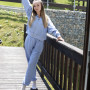 *Zip hoodie z kapturem   “Błękitny”