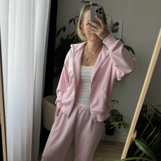 *Zip hoodie z kapturem   “Różowy”