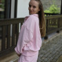 *Zip hoodie ze stójką   “Różowy”