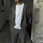 *Dres hoodie z kapturem + joggery  “Grafitowy”