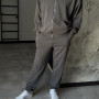 *Dres hoodie z kapturem + joggery  “Grafitowy”