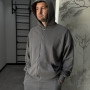 *Dres hoodie z kapturem + joggery  “Grafitowy”