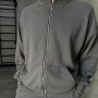 *Dres hoodie z kapturem + joggery  “Grafitowy”