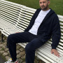 *Dres hoodie z kapturem + joggery  “Granatowy”