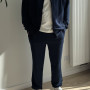 *Dres hoodie z kapturem + joggery  “Granatowy”