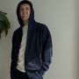*Zip hoodie z kapturem   “Granatowy”
