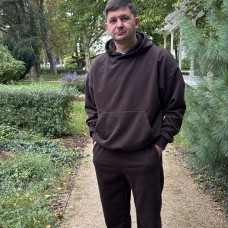 *Hoodie z kapturem   “Czekoladowy”