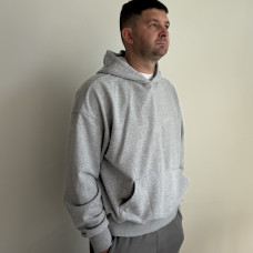 *Hoodie z kapturem   “Szary melanż”