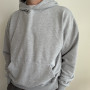 *Hoodie z kapturem   “Szary melanż”