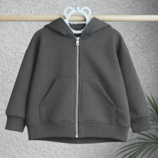 *Hoodie Oversize na zamku “Grafitowy”