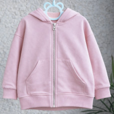 *Hoodie Oversize na zamku “Różowy”