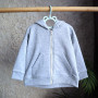 *Hoodie Oversize na zamku “Szary melanż”