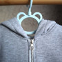 *Hoodie Oversize na zamku “Szary melanż”