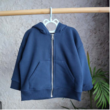 *Hoodie Oversize na zamku “Granatowy”
