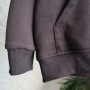 *Bluza na zamek z kołnierzem stójką "Czekoladowy"