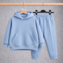 *Hoodie Oversize wkładane przez głowę “Błękitny”