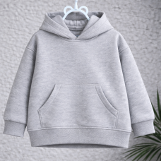 *Hoodie Oversize wkładane przez głowę “Szary melanż”