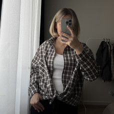 Koszula flanelowa damska   “Chocolate Mocha”