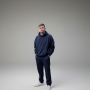 *Męski dres z hoodie przez głowę i spodniami joggery “Granatowy”