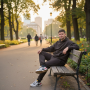 *Męski dres z hoodie przez głowę i spodniami joggery “Grafit”