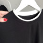*Dopasowany longsleeve Double Layer „Czarny”