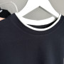 *Dopasowany longsleeve Double Layer „Granatowy”