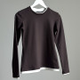 *Dopasowany longsleeve Double Layer „Czekoladowy”