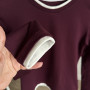 *Dopasowany longsleeve Double Layer „Wiśniowy”