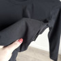 *Dopasowany longsleeve  „Czarny”