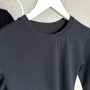 *Dopasowany longsleeve  „Granatowy”