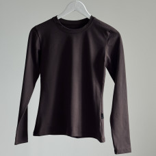 *Dopasowany longsleeve  „Czekoladowy”