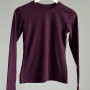 *Dopasowany longsleeve  „Wiśniowy”